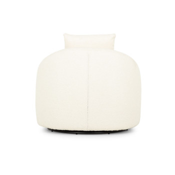 Erin Swivel Chair, White