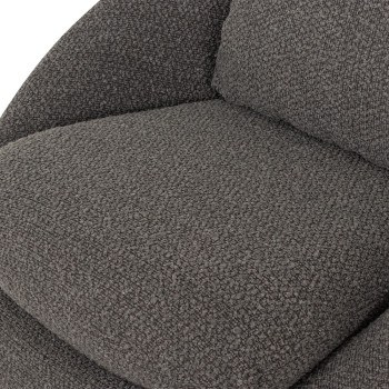 Erin Swivel Chair, Charcoal