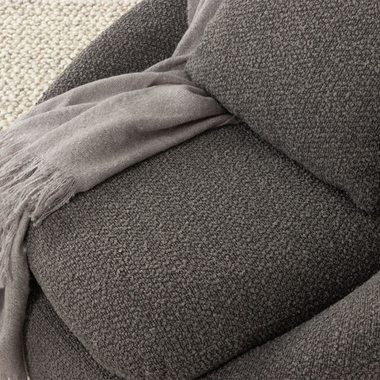 Erin Swivel Chair, Charcoal