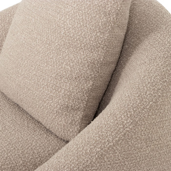 Erin Swivel Chair, Light Grey