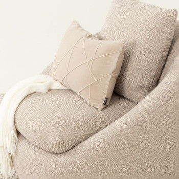 Erin Swivel Chair, Light Grey