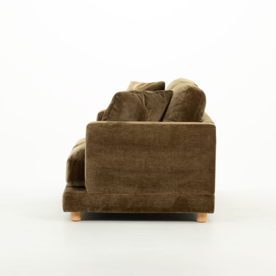 Ella 2 Seater Sofa, Olive