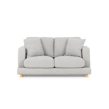 Ella 2 Seater Sofa, Light Grey
