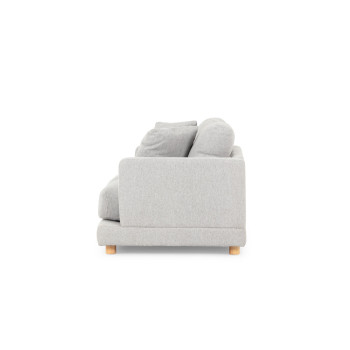 Ella 2 Seater Sofa, Light Grey