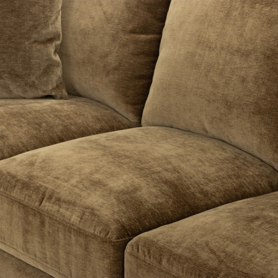 Ella 3 Seater Sofa, Olive