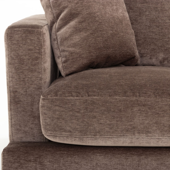 Ella 3 Seater Sofa, Mushroom