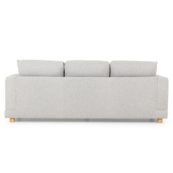 Ella 3 Seater Sofa, Light Grey