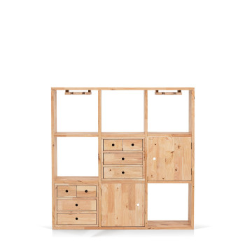 Woodwall 3x3 Cube, Light