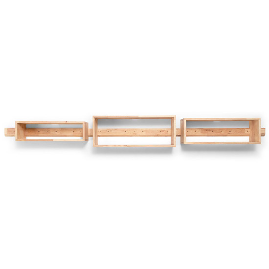 Woodwall Floating Rectangle Set, Light