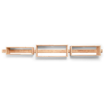 Woodwall Floating Rectangle Set, Light