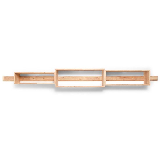 Woodwall Floating Rectangle Set, Light