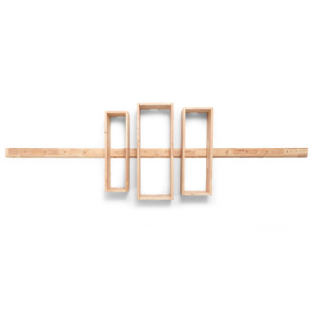 Woodwall Floating Rectangle Set, Light