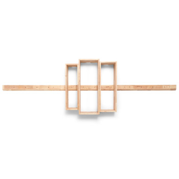 Woodwall Floating Rectangle Set, Light