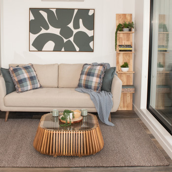 Woodwall Ladder Bookshelf, Light