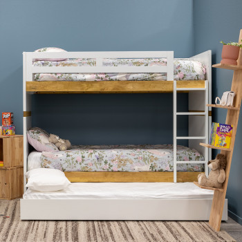 Woodwall Ladder Bookshelf, Light