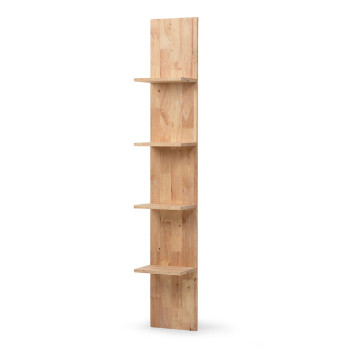 Woodwall Ladder Bookshelf, Light