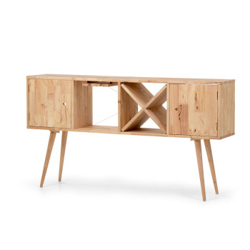 Woodwall Console Table, Light