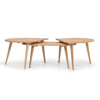 Woodwall Nest Coffee Tables, Light