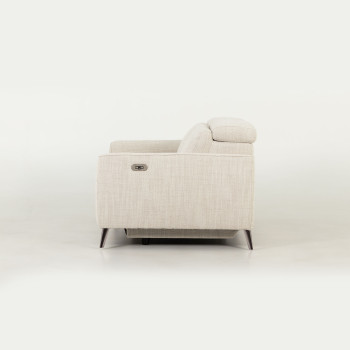 Kayla 2 Seater Electric Recliner, Cream