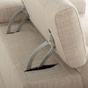 Kayla 2 Seater Electric Recliner, Cream