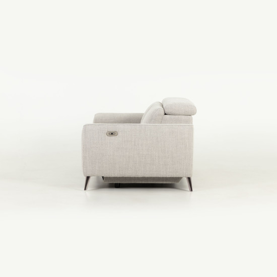Kayla 2 Seater Electric Recliner, Light Grey
