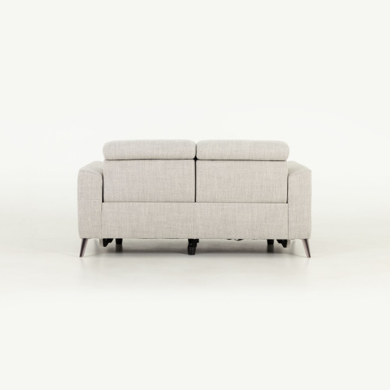 Kayla 2 Seater Electric Recliner, Light Grey