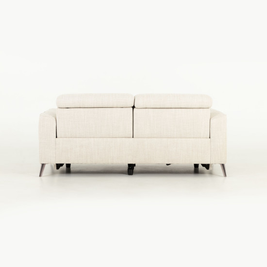 Kayla 3 Seater Electric Recliner, Cream