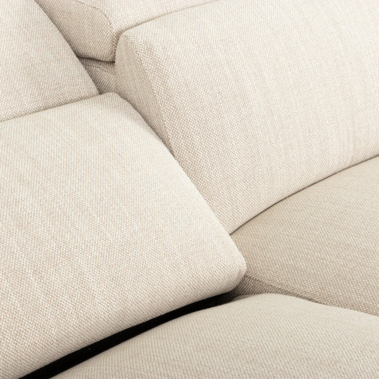 Kayla 3 Seater Electric Recliner, Cream