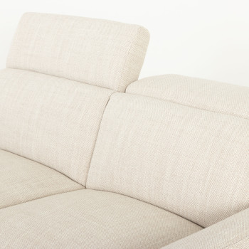 Kayla 3 Seater Electric Recliner, Cream