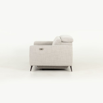 Kayla 3 Seater Electric Recliner, Light Grey