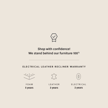 Gracey 2 Seater Leather Electric Recliner Sofa, Light Grey