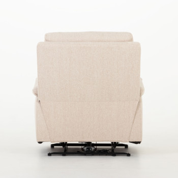 Gracey Fabric Electric Recliner Chair, Taupe