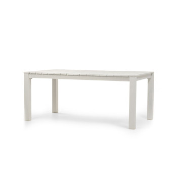 Venus Outdoor Dining Table - W180, White