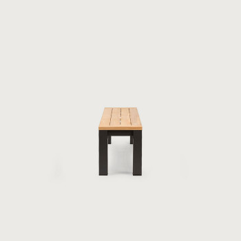 Ibiza Outdoor Bench Seat - W195, Gunmetal