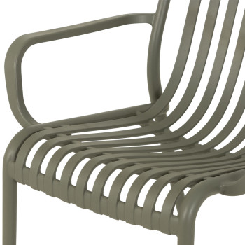 Horizon Outdoor Lounge Chair, Green