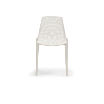 Sienna Outdoor Dining Chair, White