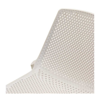 Sienna Outdoor Dining Chair, White