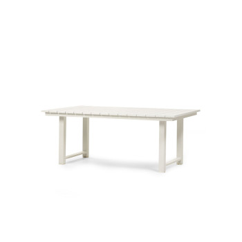 Venus Outdoor Low Dining Table - W159, White