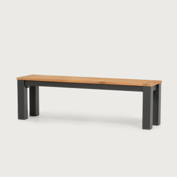 Ibiza Outdoor Bench Seat - W150, Gunmetal