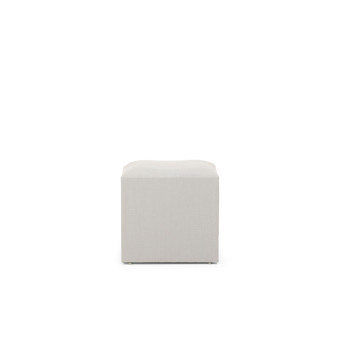 Sassy Outdoor Footstool, Venus Grey