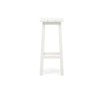 Venus Outdoor Barstool, White