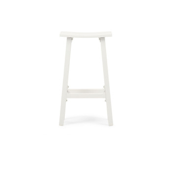 Venus Outdoor Barstool, White
