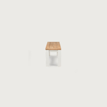Ibiza Outdoor Bench Seat - W195, White