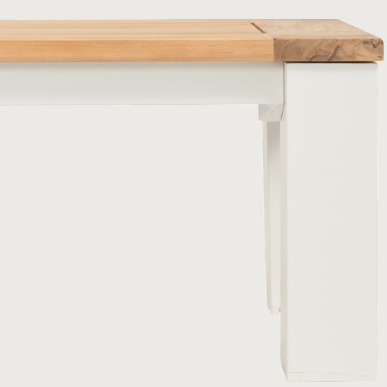 Ibiza Outdoor Bench Seat - W195, White