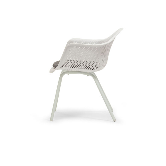 Tivoli Outdoor Dining Chair, White