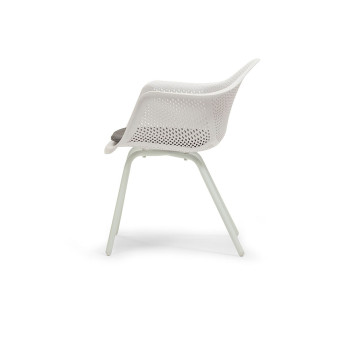 Tivoli Outdoor Dining Chair, White