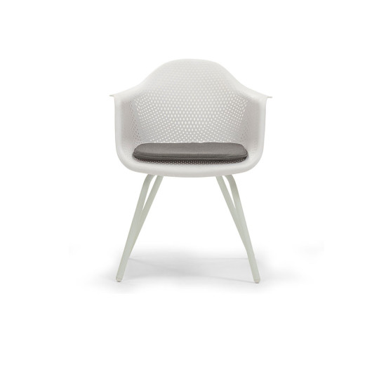 Tivoli Outdoor Dining Chair, White