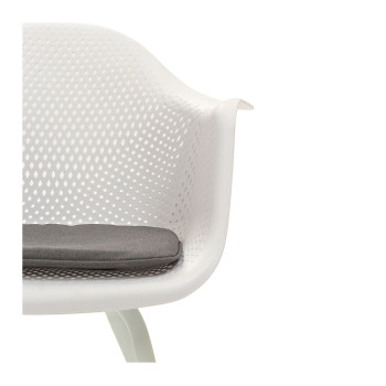 Tivoli Outdoor Dining Chair, White