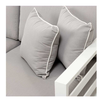 Venus Outdoor 3 Seater Sunlounger, White