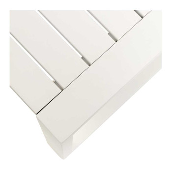 Venus Outdoor Modular Corner Table, White